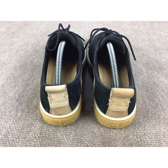 ECCO Crepetray Shoes Women’s Sz US 10/EU 41 Black Suede Derby Casual Gum Outsole - Picture 4 of 14
